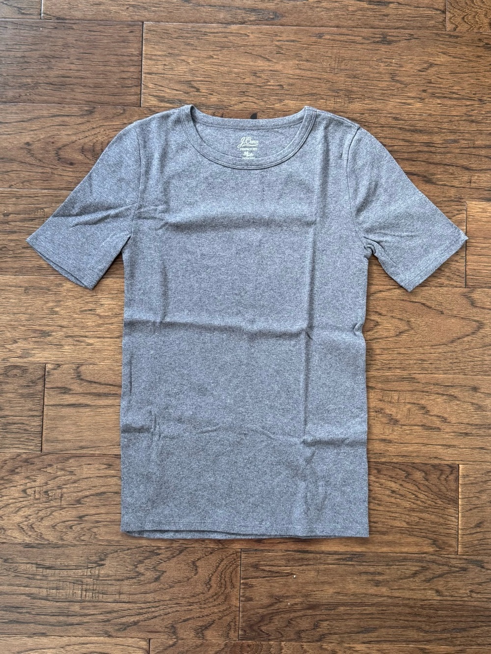 NWOT J. Crew Slim Perfect Fit Tee Heather Gray Size Small